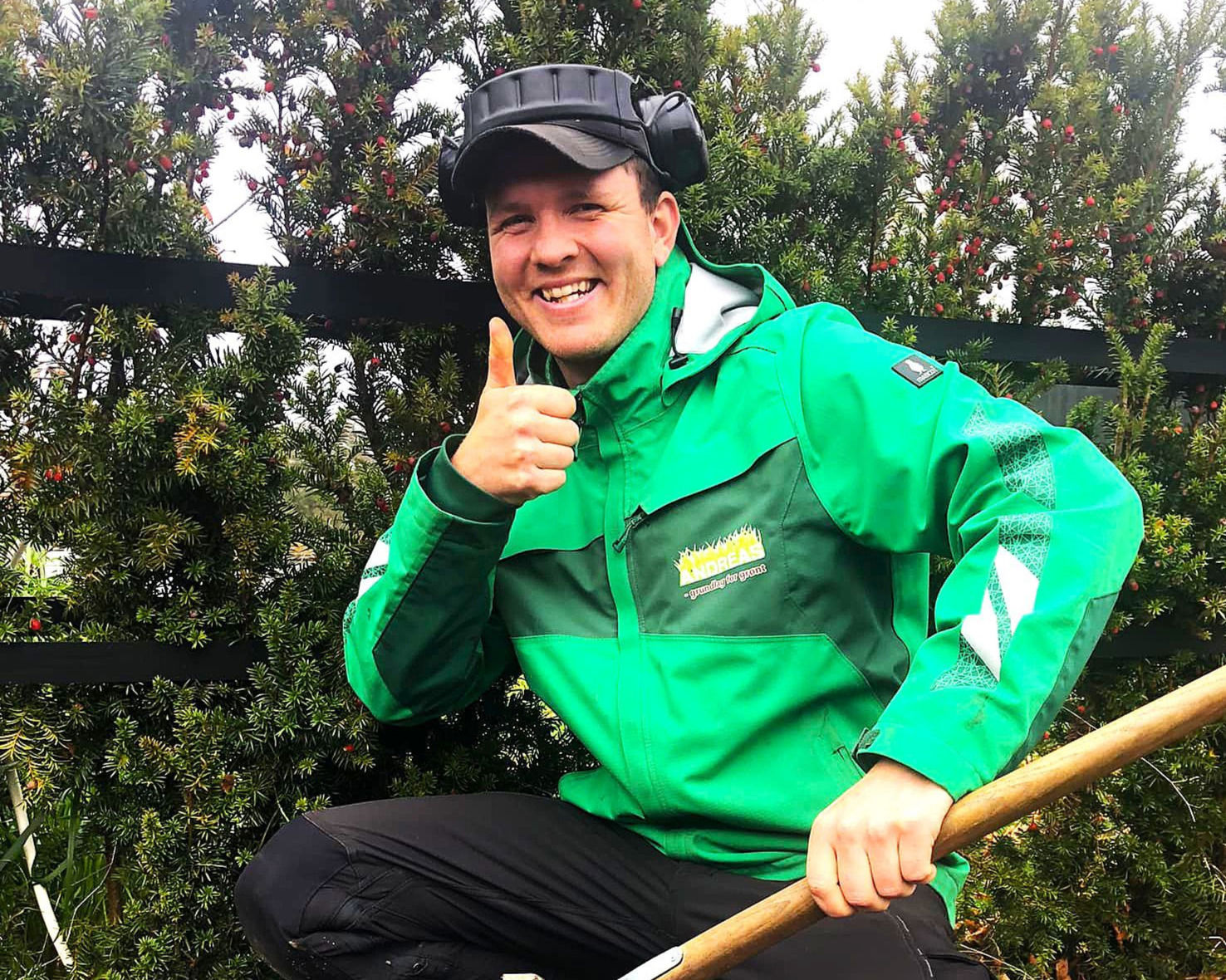 Junior thumbs up